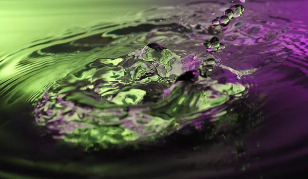 Water drops close-up — Stockfoto