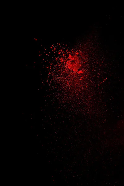 Flour on dark red background — Stock Photo, Image