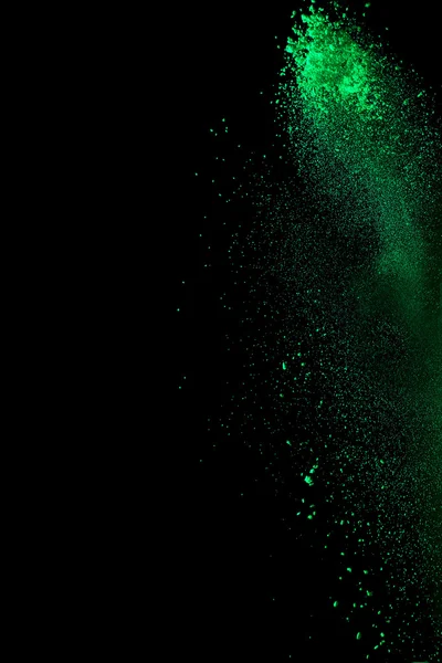 Flour on dark green background — Stock Photo, Image