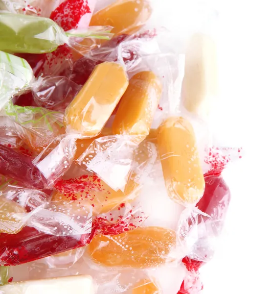 Tasty candies isolated on white — Stock Photo, Image