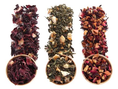 beyaz izole kase kuru çay çeşitleri