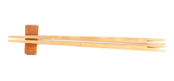 孤立在白色的筷子 — 图库照片