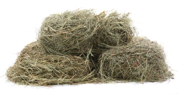 Hay, ізольовані на білому — стокове фото