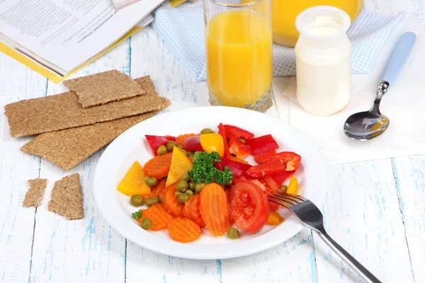 Comida fácil de fitness para mantener la forma en forma — Foto de Stock