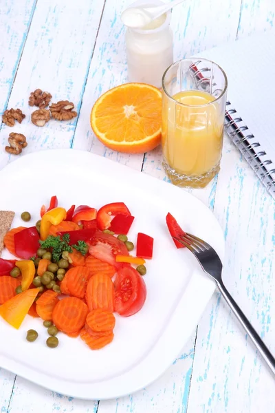 Comida fácil de fitness para mantener la forma en forma — Foto de Stock