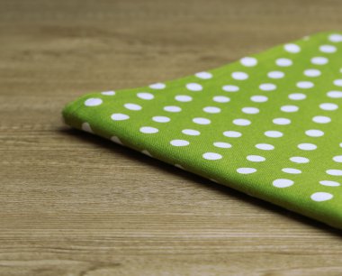 ahşap masa ve masa örtüsü ile arka plan