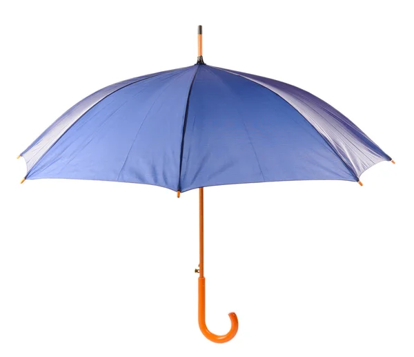 Blue Umbrella isolated on white — Stock Photo, Image