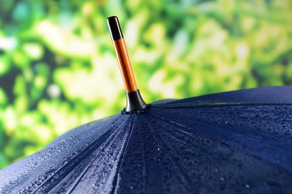 Μπλε ομπρέλα σε φωτεινό φόντο — Φωτογραφία Αρχείου