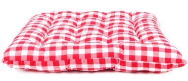 beyaz izole kare yastık