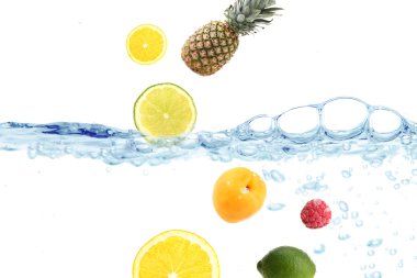 sulu meyve suya düştü