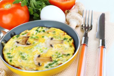 mantar closeup omlet