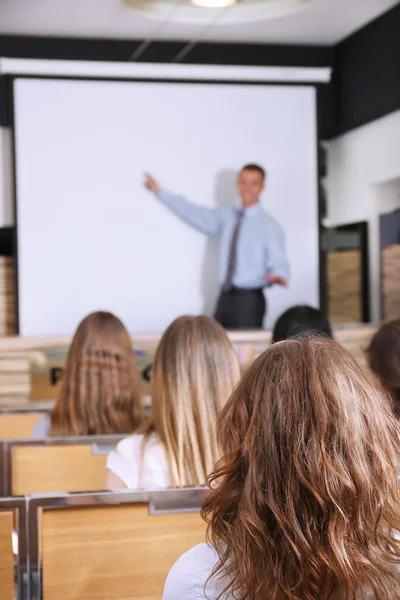 Bijeenkomst in conferentiezaal — Stockfoto