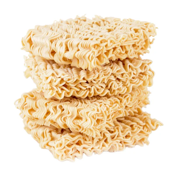 Στιγμιαία noodles που απομονώνονται σε λευκό — Φωτογραφία Αρχείου
