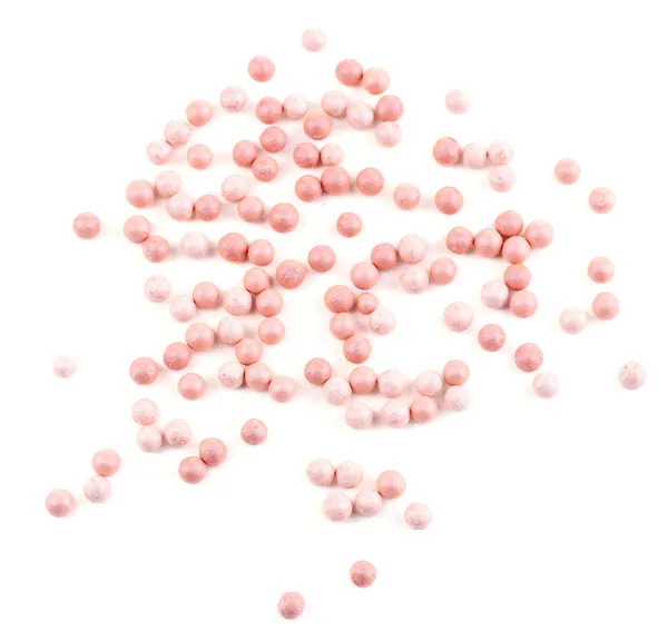Pulver bollar isolerad på vit — Stockfoto