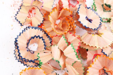 renk kalem talaş, yakın çekim