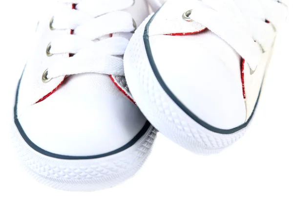 Belle scarpe da ginnastica, isolate su bianco — Foto Stock