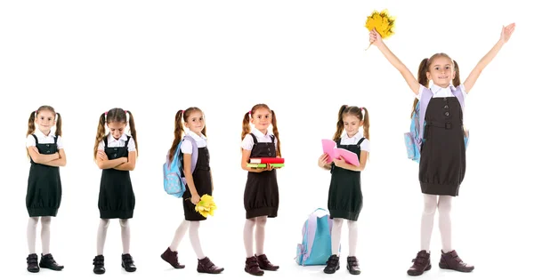 Fille en uniforme scolaire — Photo