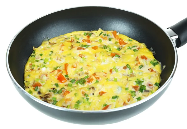 Sebzeli omlet yakın çekim — Stok fotoğraf