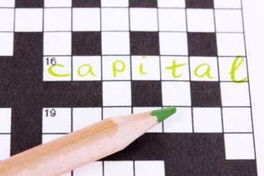 Bulmaca yakın çekim