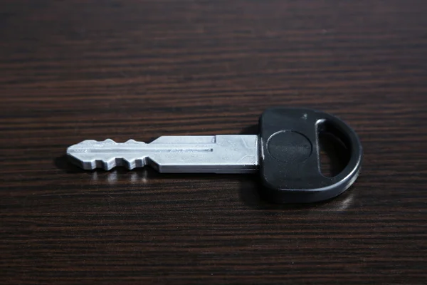 Car key on wooden background — Stock Photo, Image