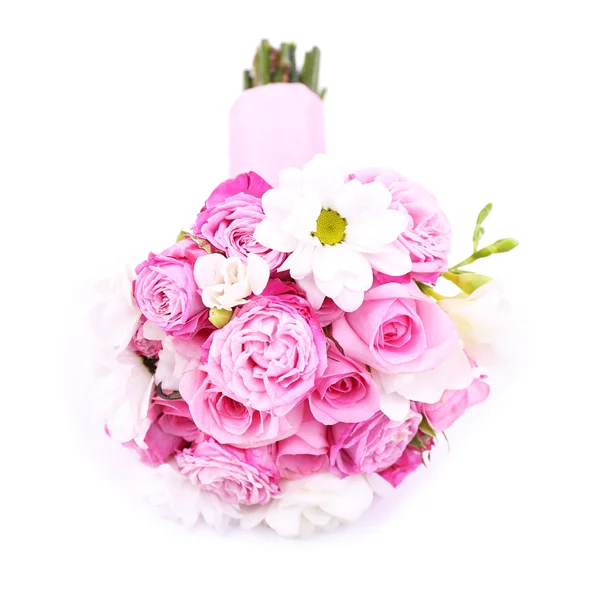 Krásné svatební kytici, izolovaných na bílém — Stock fotografie