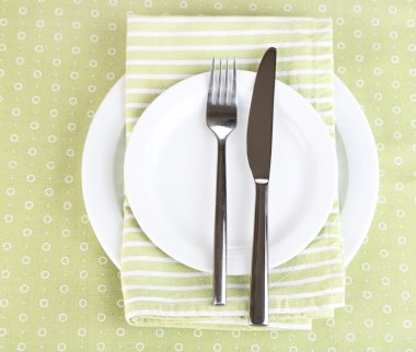 sofra örtüsü renkli arka plan üzerinde