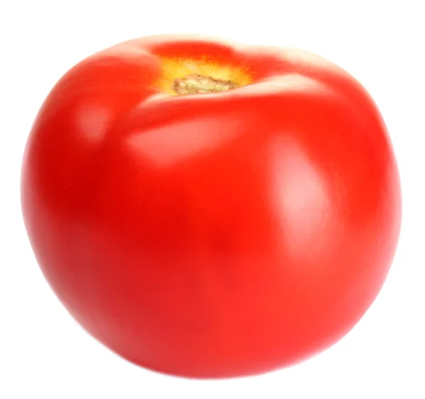 Tomate rouge mûre isolée sur blanc — Photo