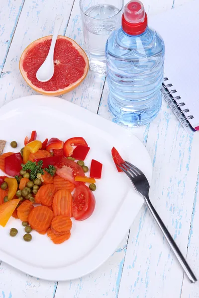 Comida fácil de fitness para mantener la forma en forma — Foto de Stock