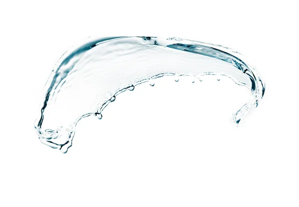 Сплеск води ізольовано на білому — стокове фото