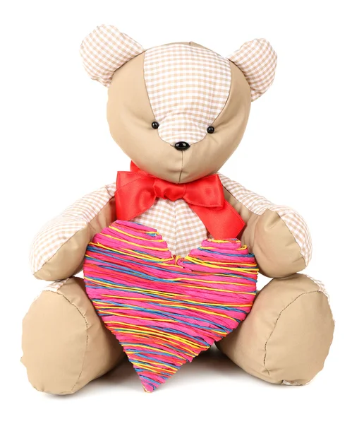 Bear toy isolated on white — Stock Photo, Image