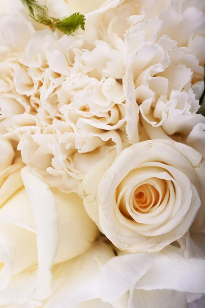 Krásné svatební kytici, zblízka — Stock fotografie