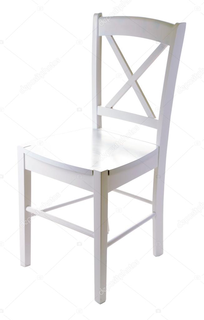 Eski ahşap sandalye, beyaz üzerinde izole. Stok Eski ahşap sandalye, beyaz üzerinde izole. Stok