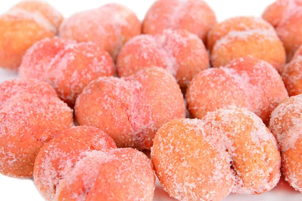 Delicious cookies peaches close-up — Stock Photo, Image