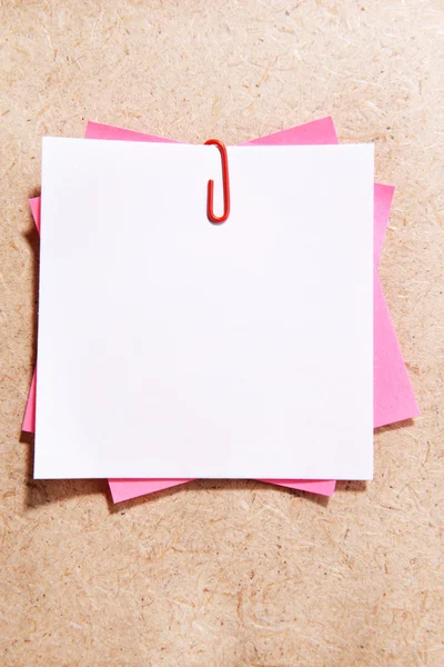 Empty paper sheets on wooden background — Stock Photo, Image