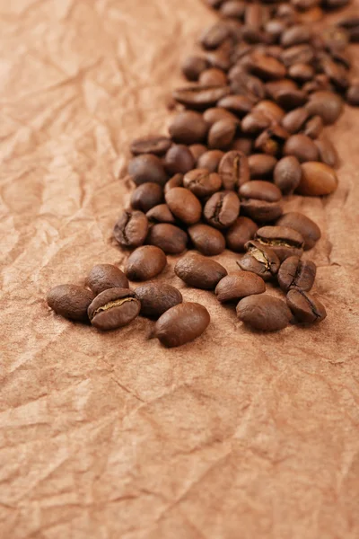 クローズ アップ テーブルにコーヒー豆 — ストック写真