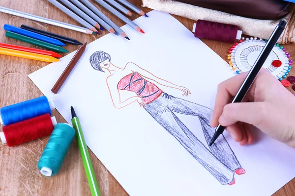 Fashion designer close up — Stock Photo, Image