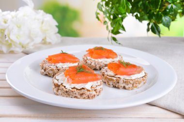 leziz kanepeler üzerinde tablo yakın çekim