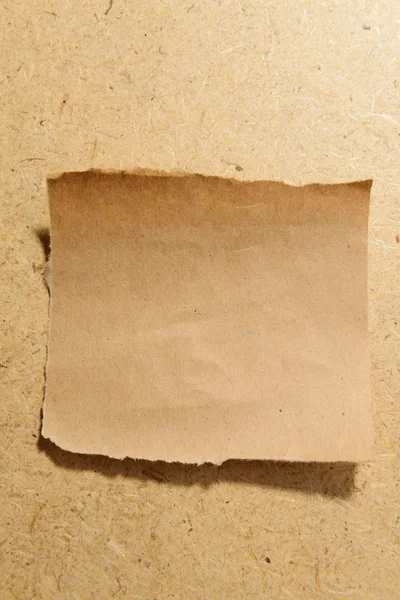 Empty paper sheet on wooden background — Stock Photo, Image