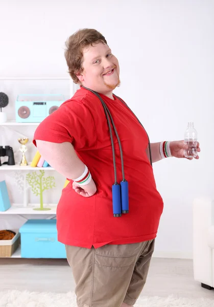 Large fitness man — Stock Photo, Image