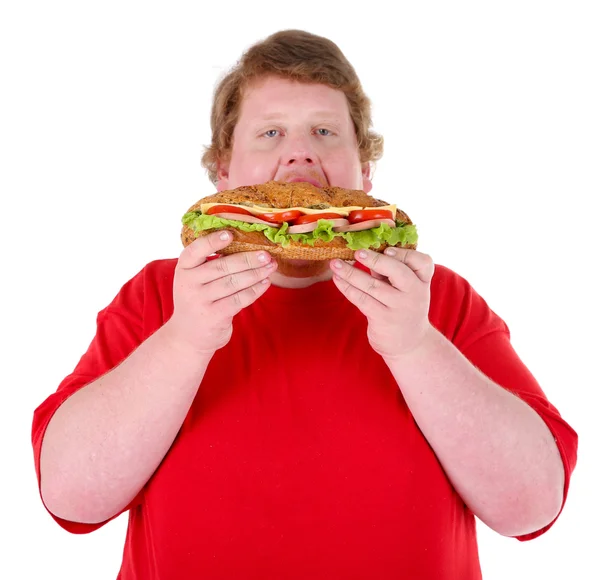 Толстый человек — стоковое фото