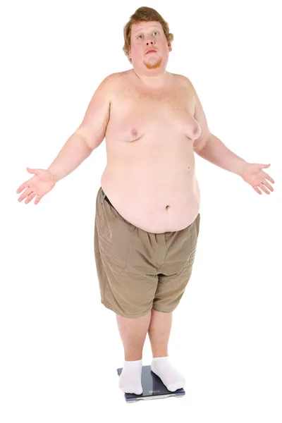 Fat man — Stock Photo, Image