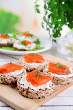 leziz kanepeler üzerinde tablo yakın çekim