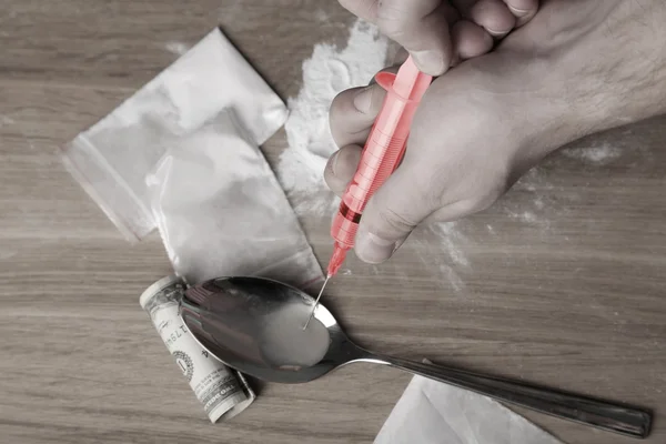 Drug abuse koncept — Stockfoto