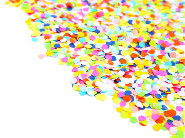 Confetti aislado en blanco — Foto de Stock