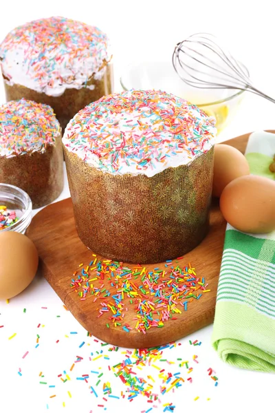 Ingredientes para bolo de Páscoa fechar — Fotografia de Stock