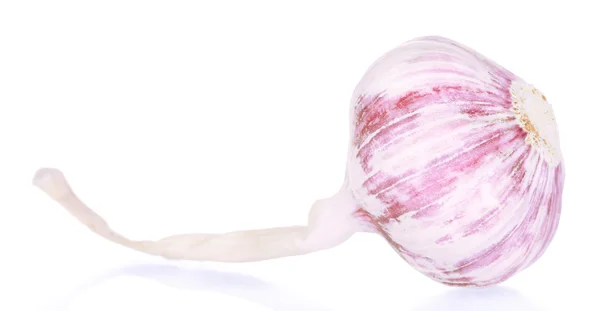 Young garlic isolated on white background — Stock Photo, Image