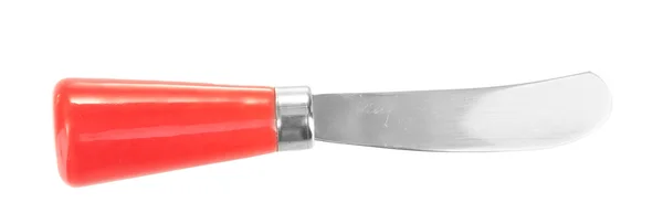 Cuchillo de queso aislado en blanco — Foto de Stock