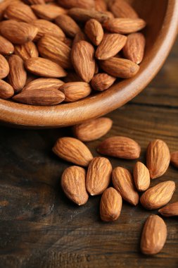 kase renkli ahşap zemin badem