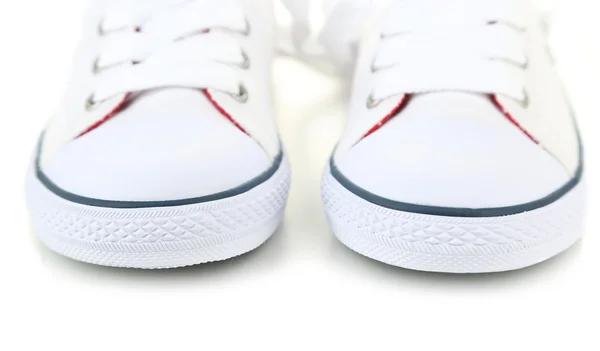 Hermosos zapatos de goma, aislados en blanco — Foto de Stock