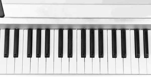 Hintergrund der Klaviertastatur — Stockfoto